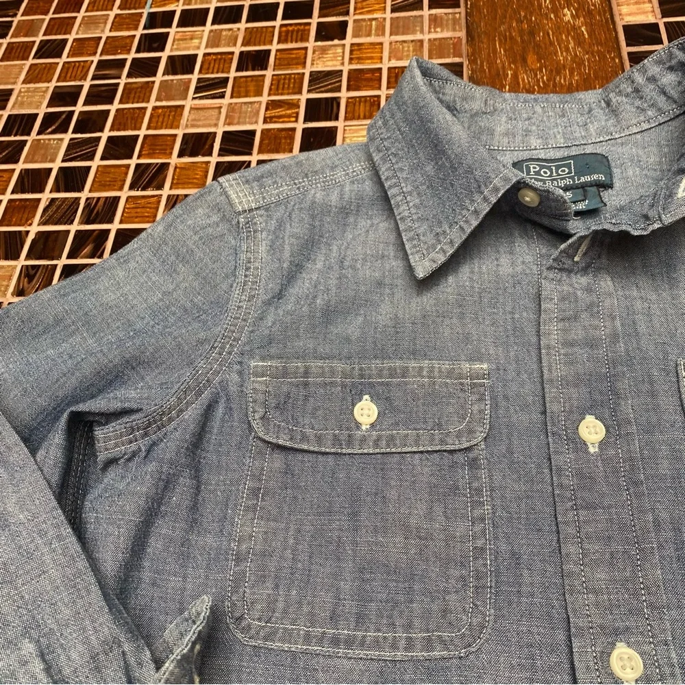Ralph Lauren Chambray Boys Shirt